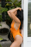 Daphne One Piece in Spritz Orange